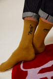 Chaussettes Yoko Pachinko - Jaune moutarde - YOKO SHOP