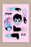 Planche de stickers AstroKid - YOKO SHOP