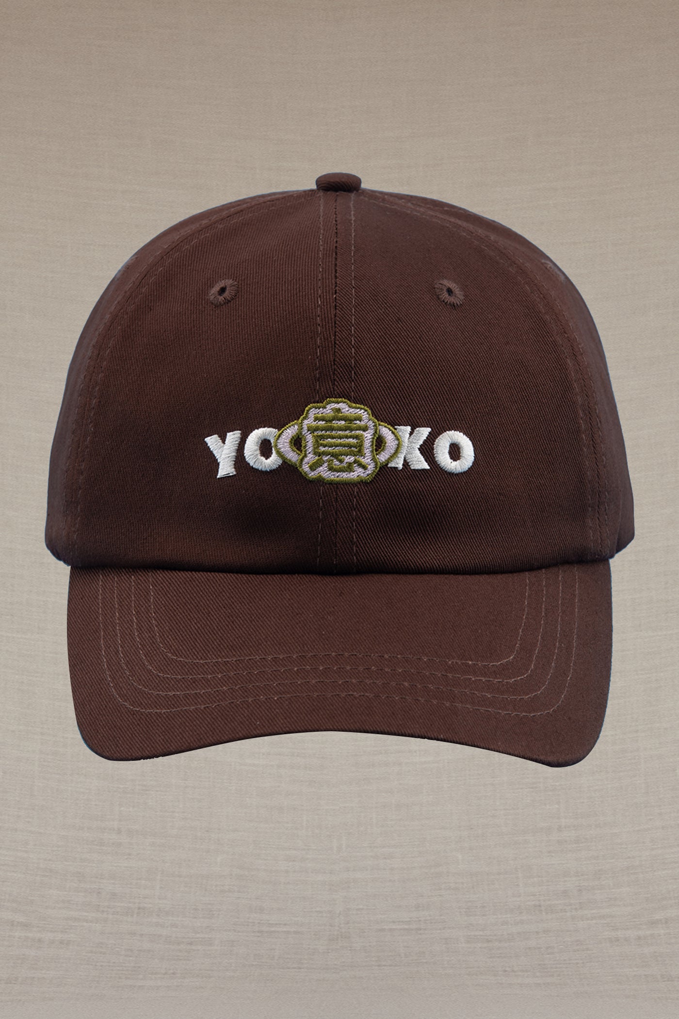 Casquette Yoko Logo - Marron - YOKO SHOP