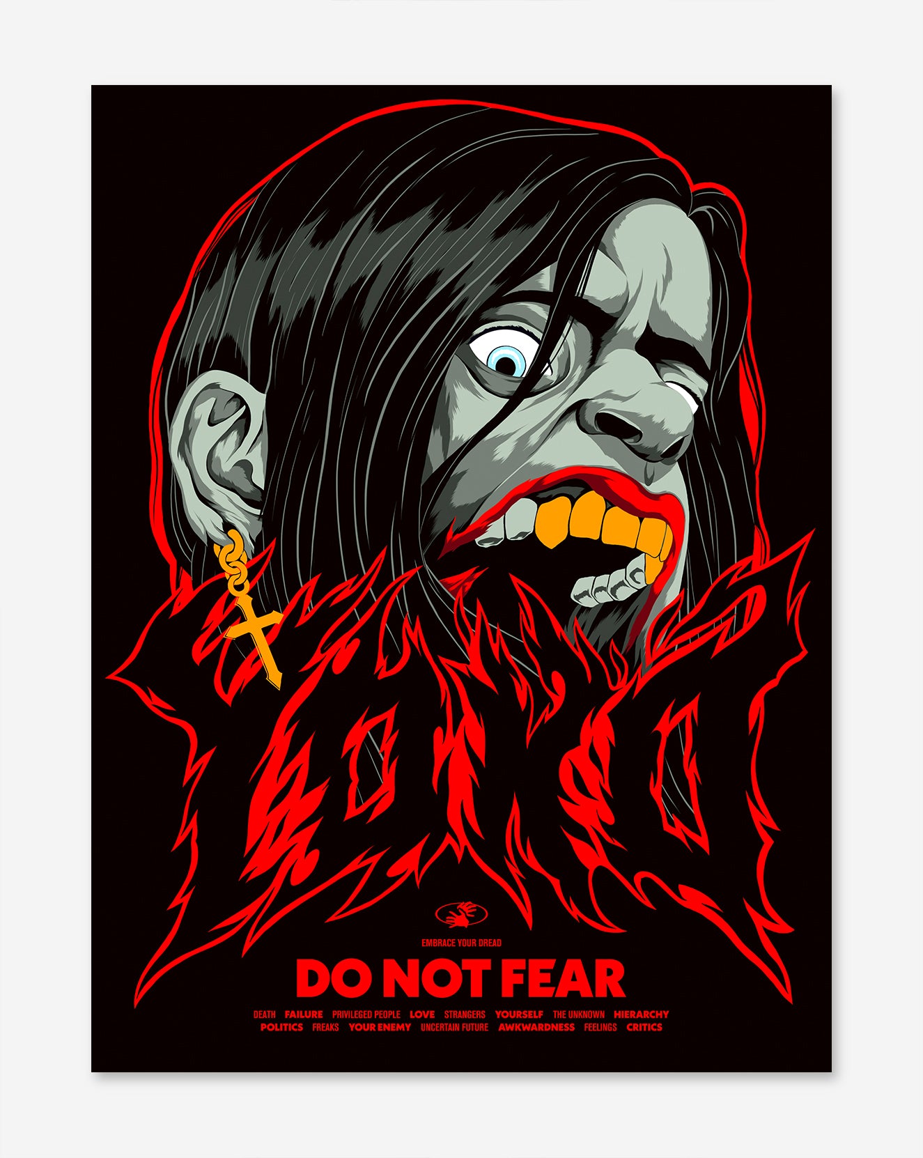 Affiche Do Not Fear - YOKO SHOP